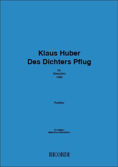 Des Dichters Pflug